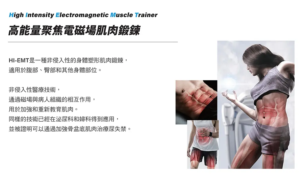CM Slim高能量聚焦電磁場肌肉鍛鍊