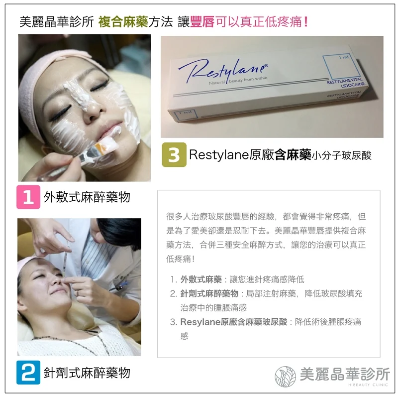 玻尿酸微整形複合麻藥法